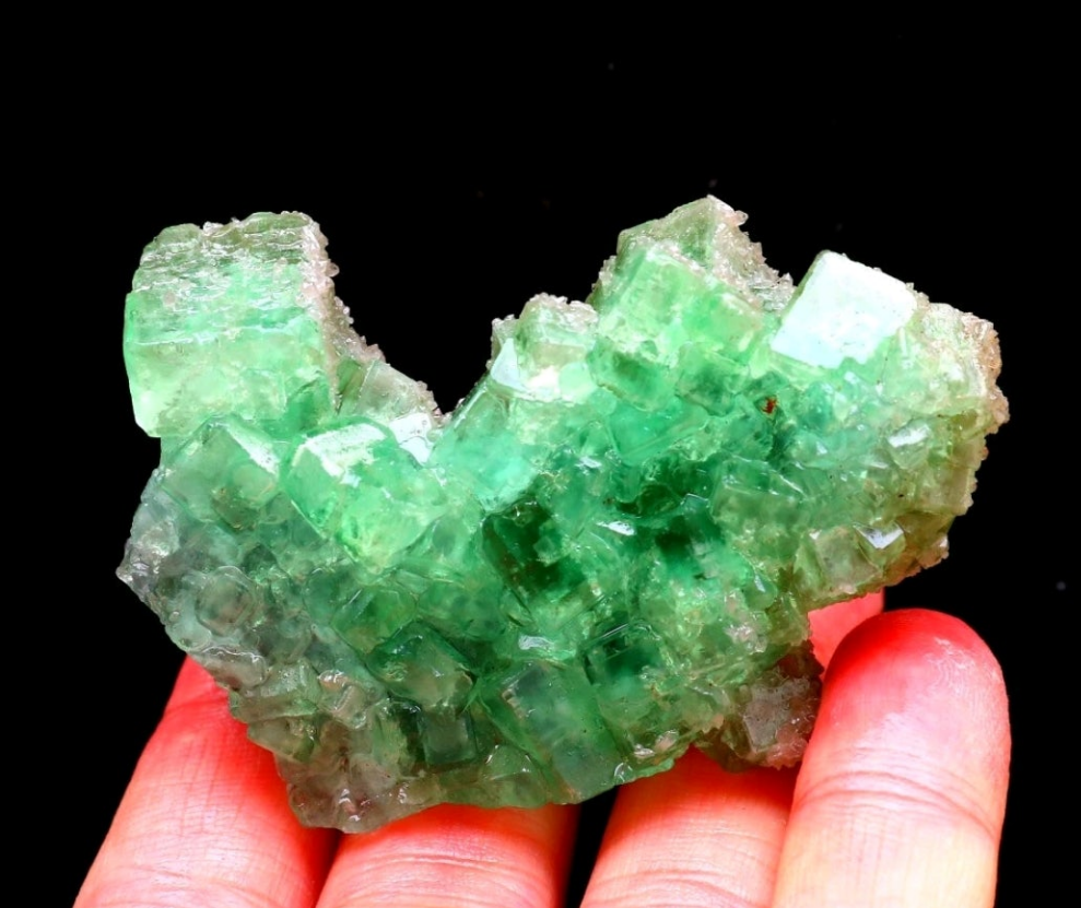 Green Phantom Cubic Fluorite