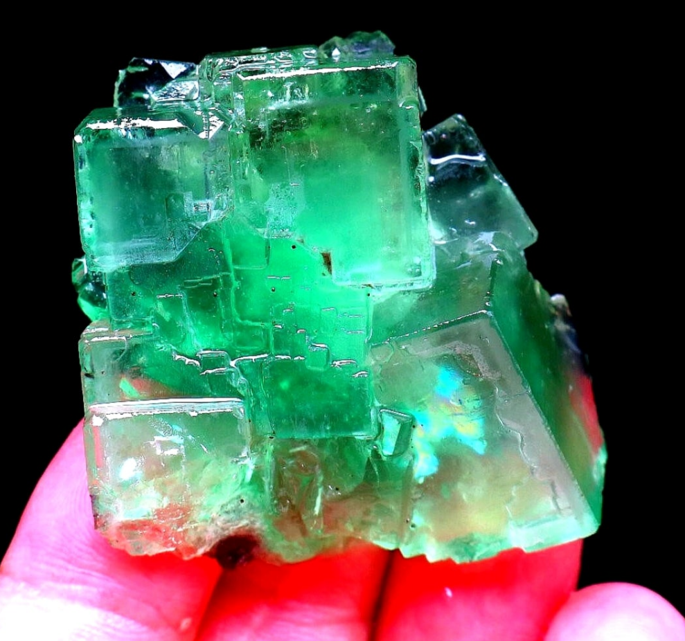 Green Phantom Cubic Fluorite