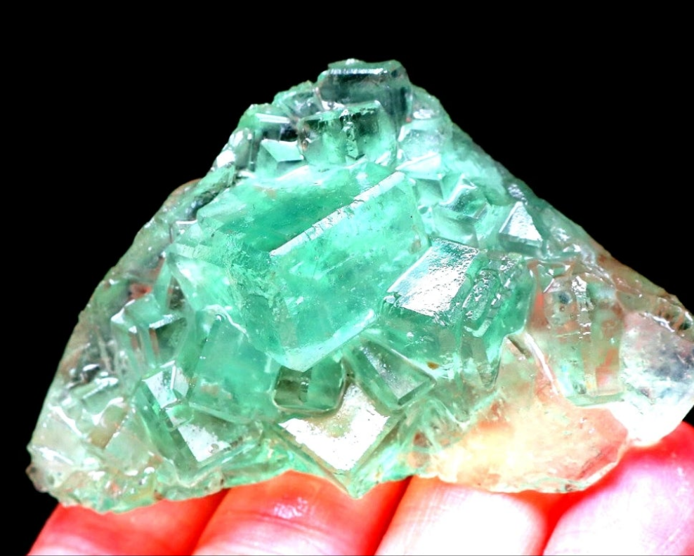 Green Phantom Cubic Fluorite