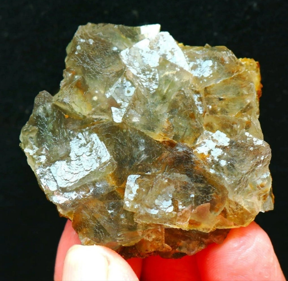 Green Phantom Cubic Fluorite