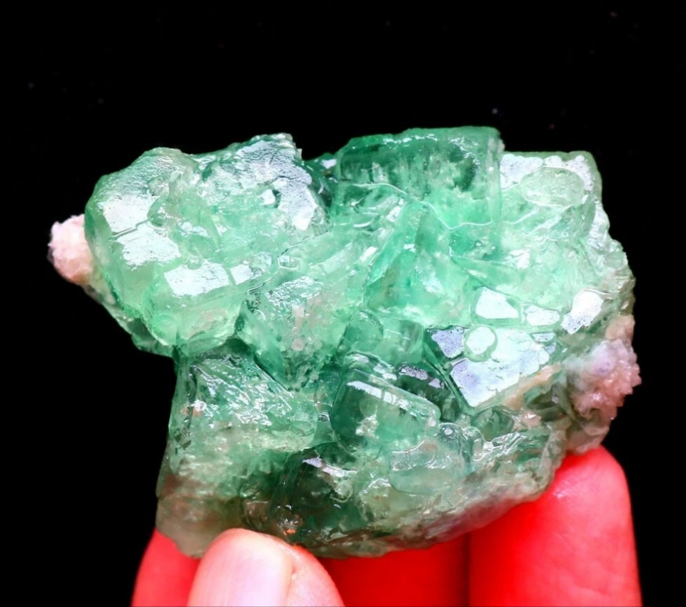 Green Phantom Cubic Fluorite