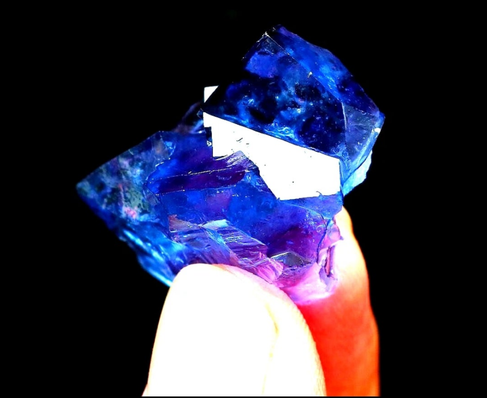 High Quality Blue Phantom Cubic Fluorite