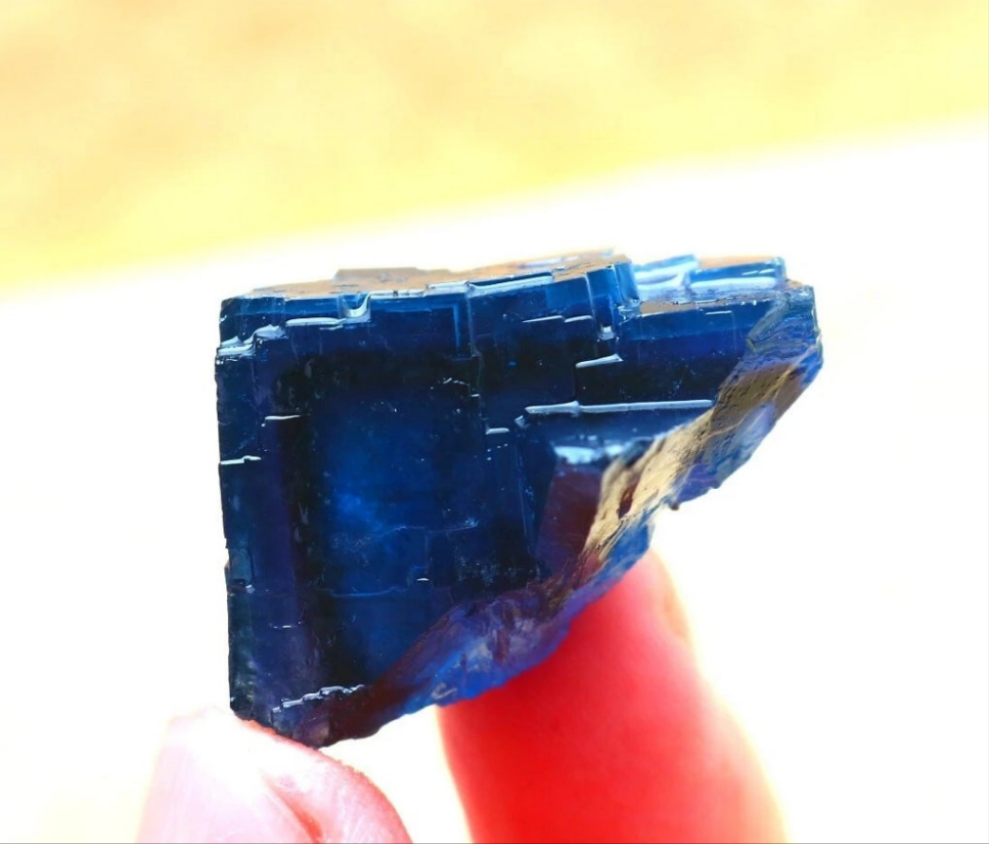 Blue Phantom Cubic Fluorite