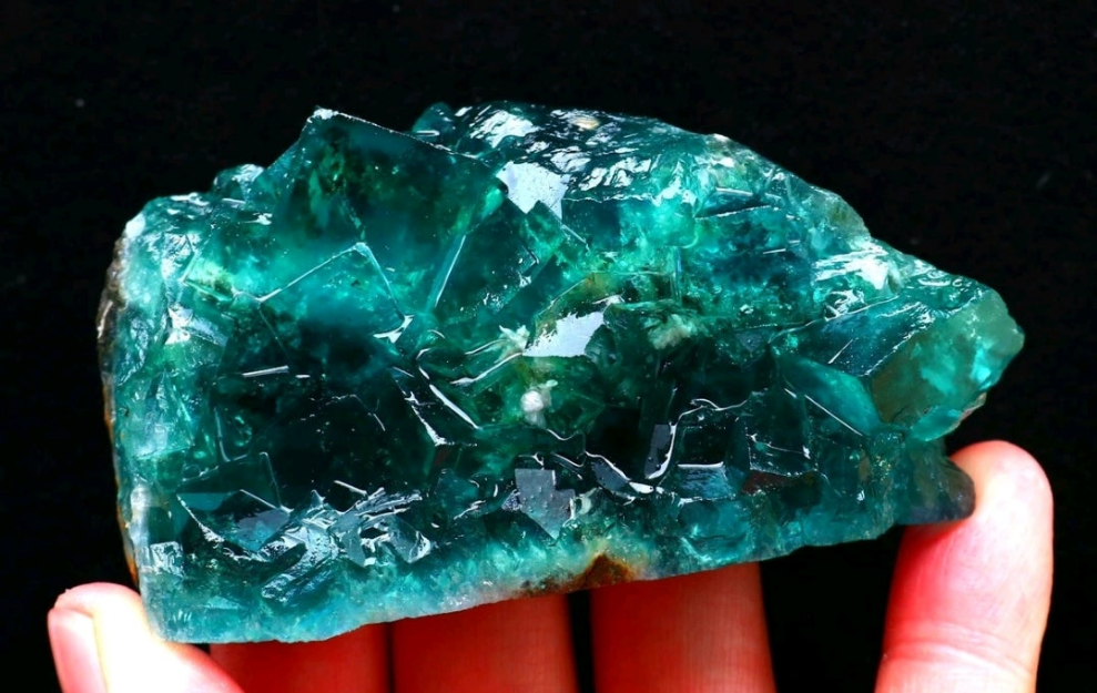 Green Phantom Cubic Fluorite