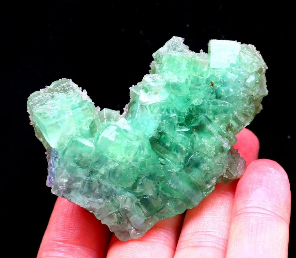 Green Phantom Cubic Fluorite