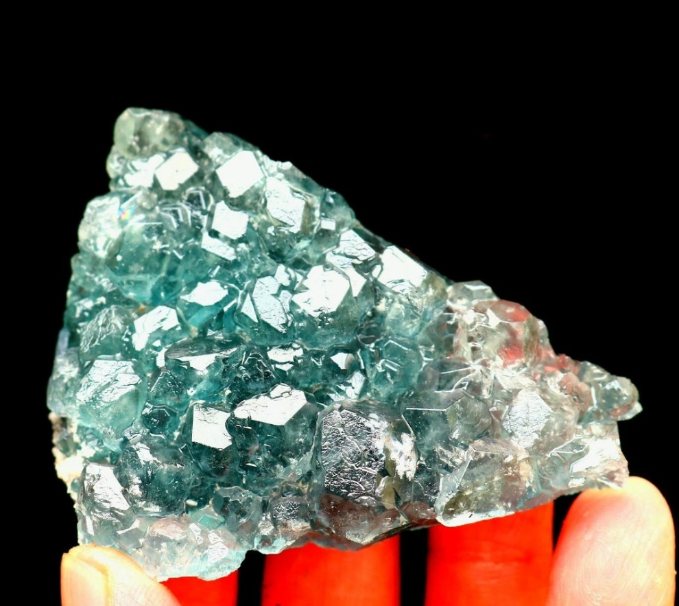 Green Phantom Cubic Fluorite
