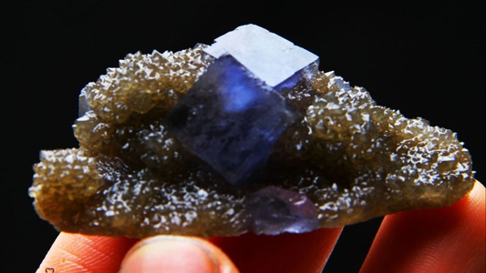 Blue Cube Fluorite