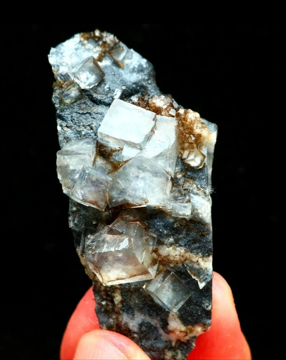 White Phantom Cubic Fluorite