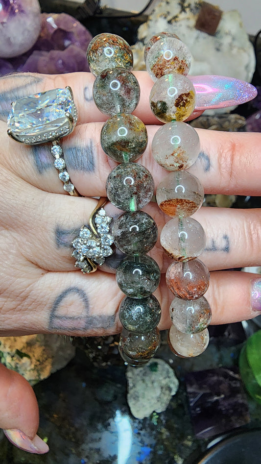 10mm Garden Quartz Bracelet