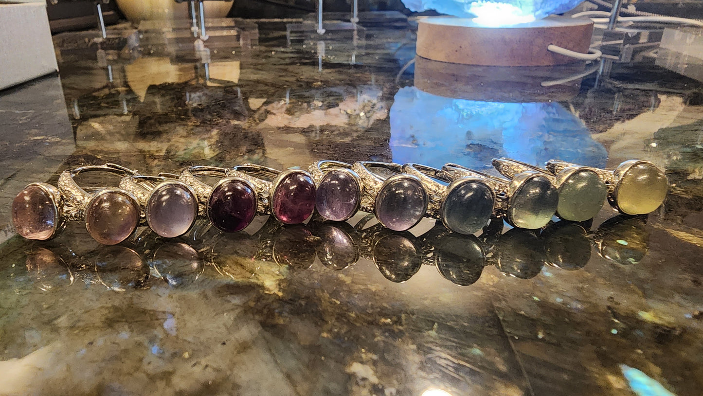 Mixed Fluorite and Base Metal Ring