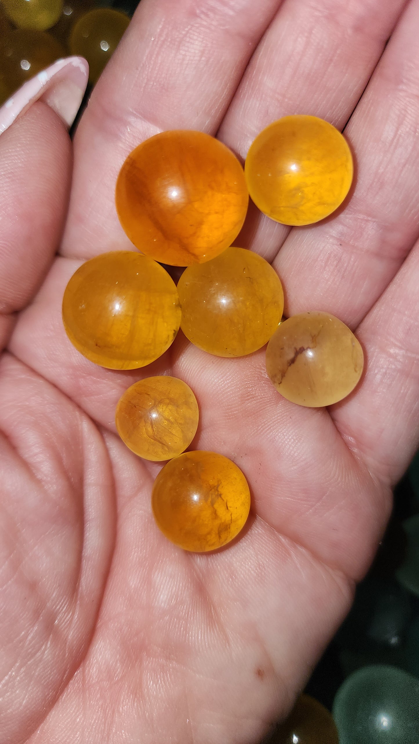 Yellow Fluorite Mini Sphere (chosen by our team)