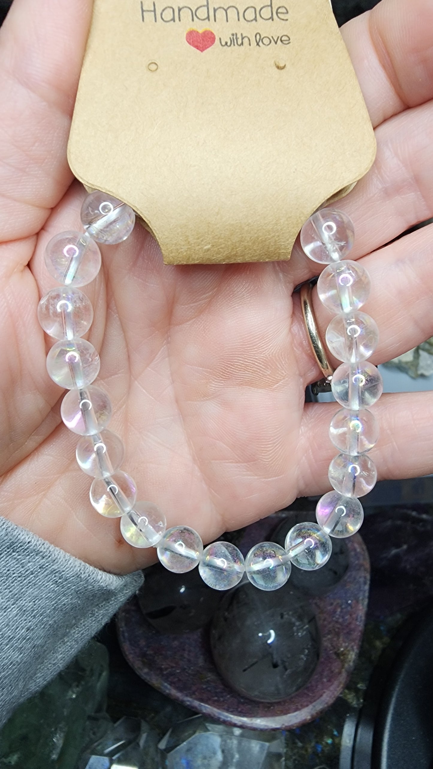 8mm Aura Quartz Bracelet