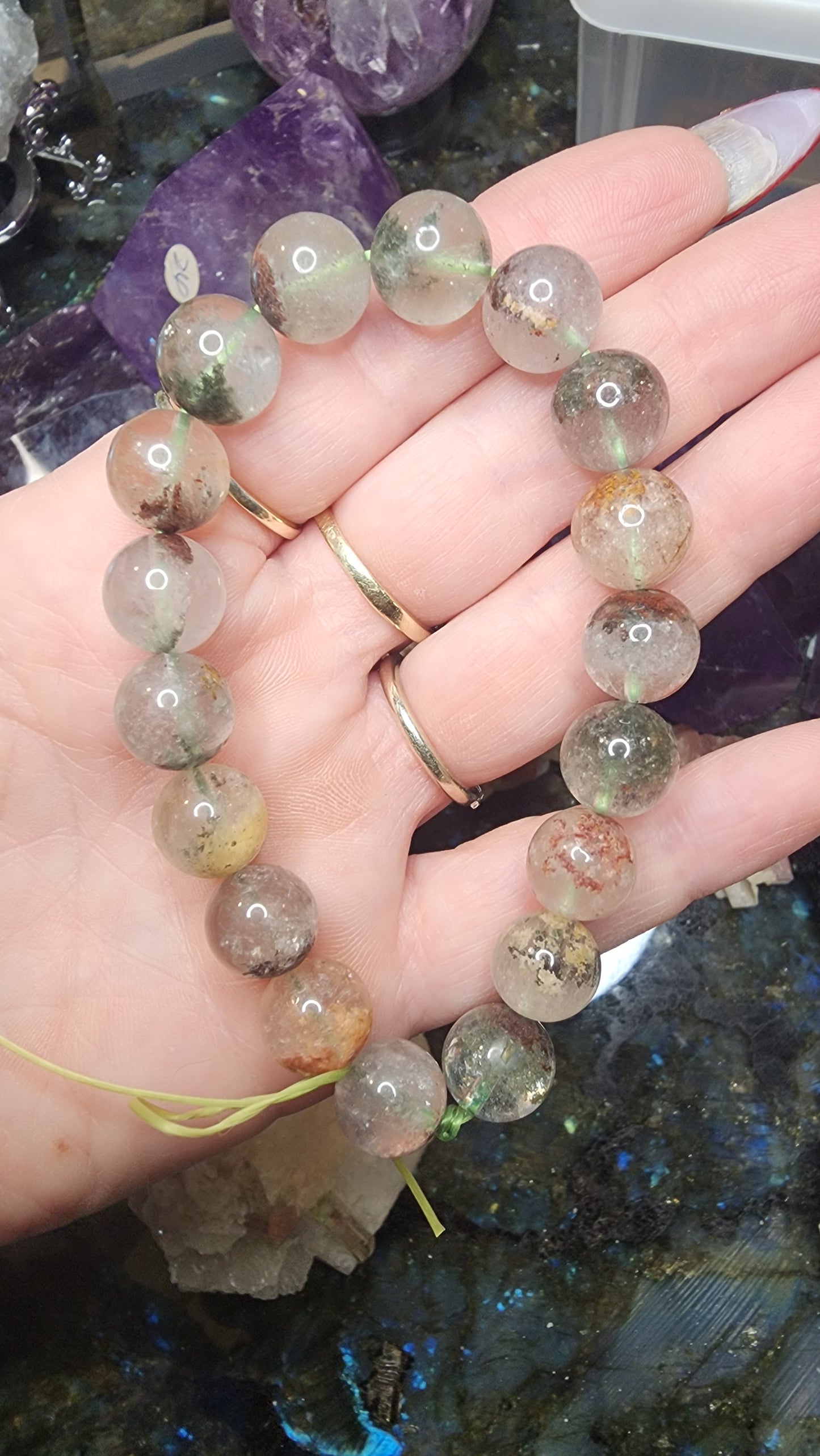 10mm Garden Quartz Bracelet