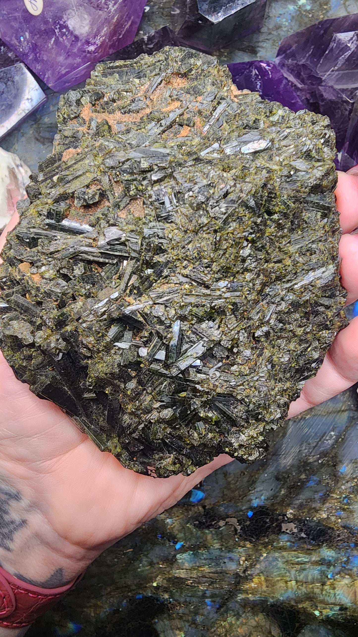 (Copy) Green Tourmaline Specimen