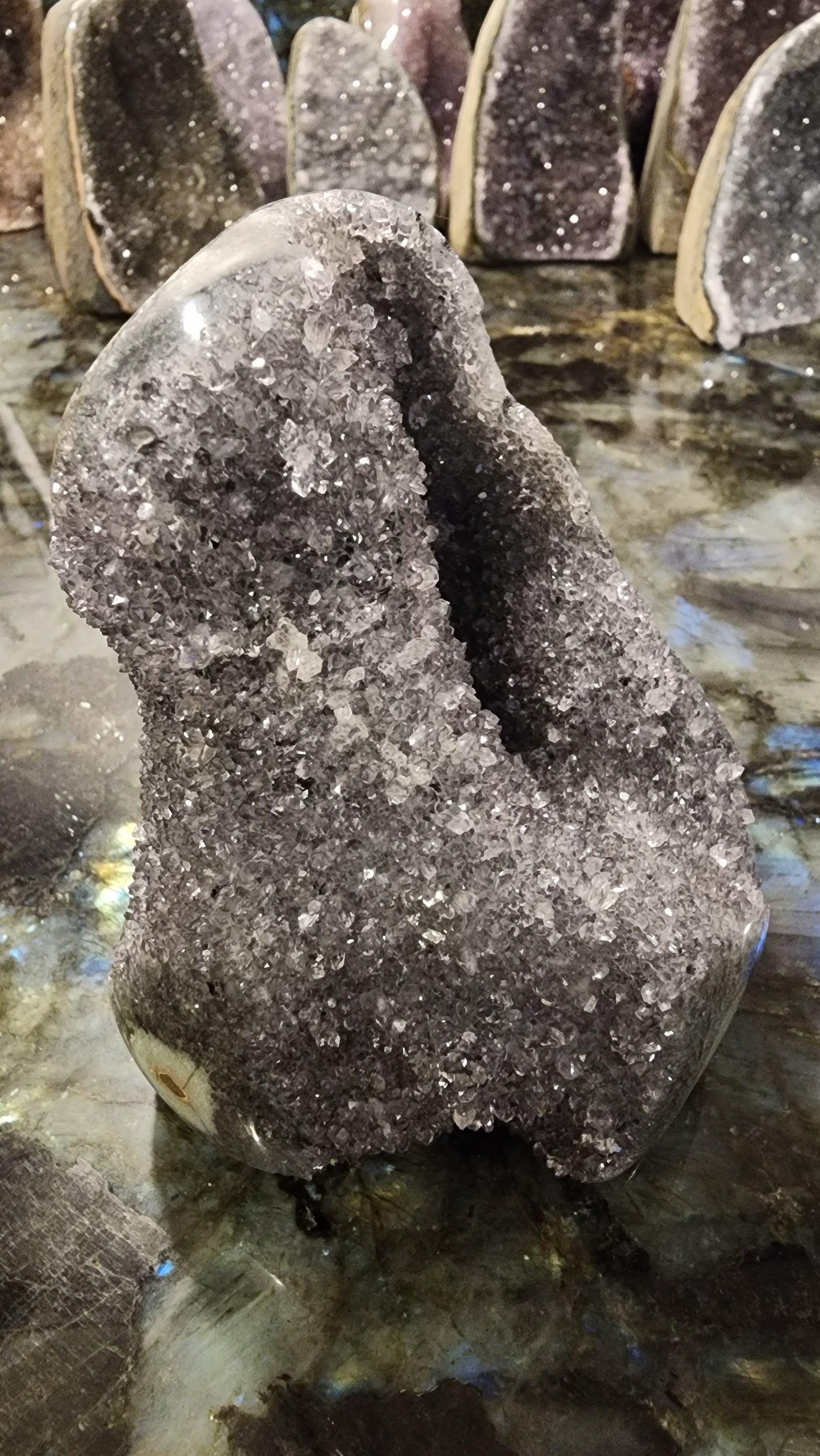 Mini Black Amethyst Cathedral K130