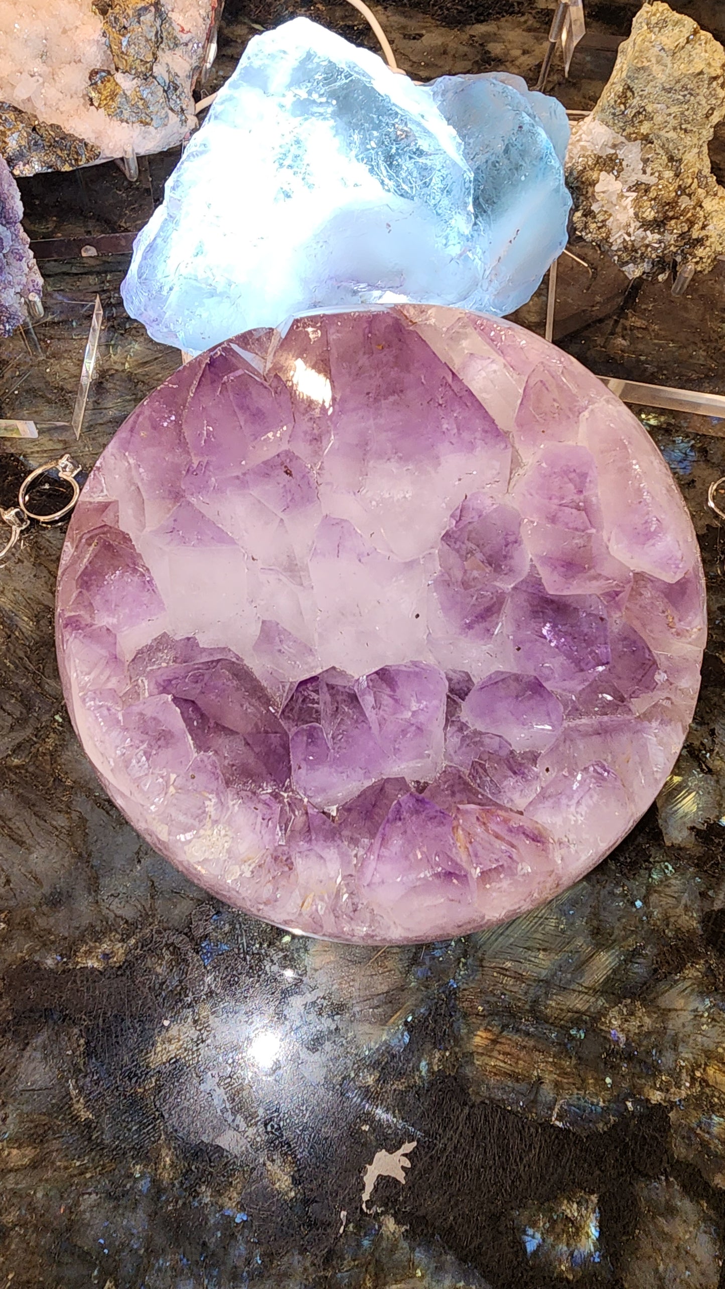 HUGE Amethyst Sphere E739
