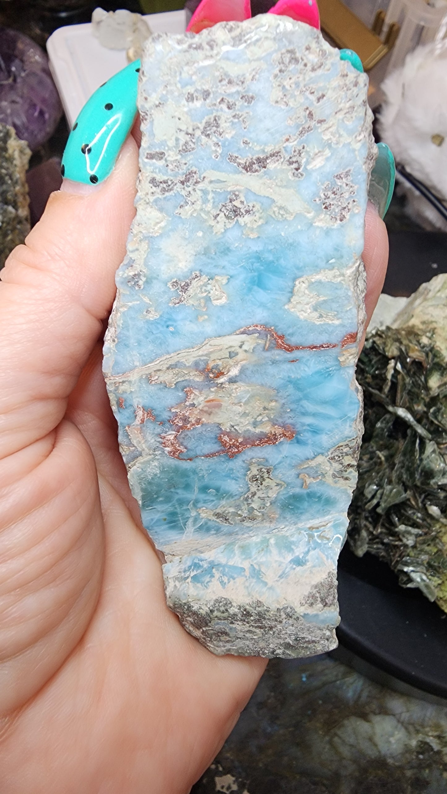 145g High Quality Larimar Specimen