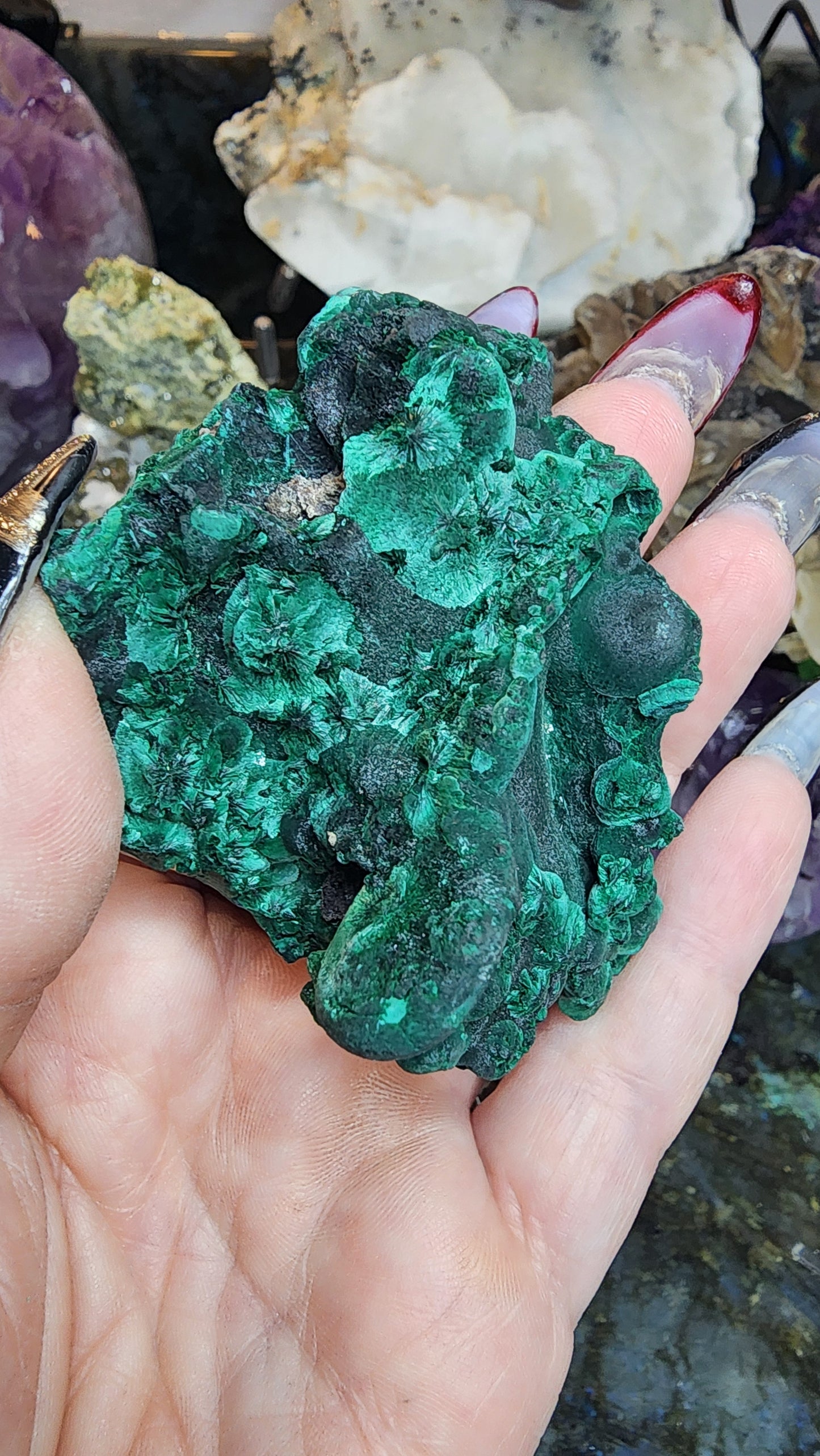 Velvet Malachite Specimen F90