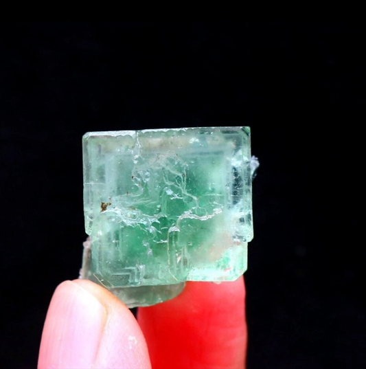 Green Phantom Cubic Fluorite