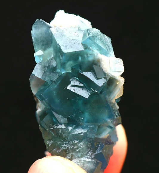 Blue Phantom Cubic Fluorite