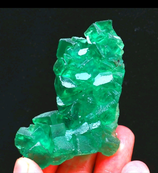 Green Phantom Cubic Fluorite