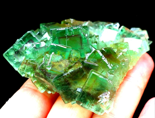 Green Phantom Cubic Fluorite