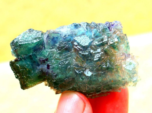 Green Phantom Cubic Fluorite