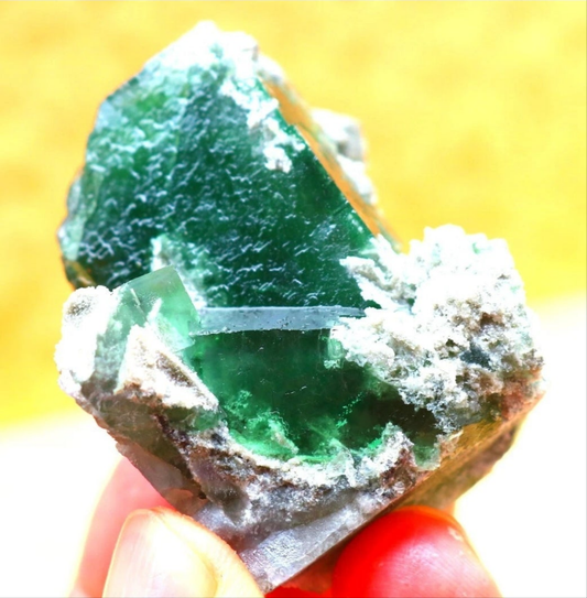 Green Phantom Cubic Fluorite