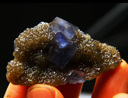 Blue Cube Fluorite