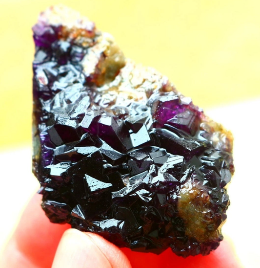 Purple Phantom Cubic Fluorite