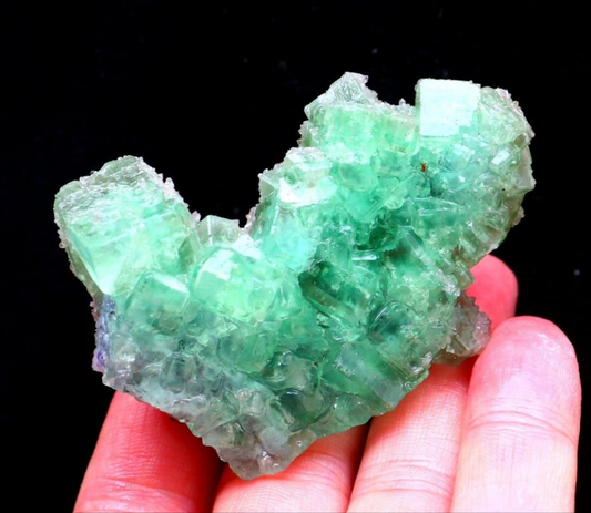 Green Phantom Cubic Fluorite
