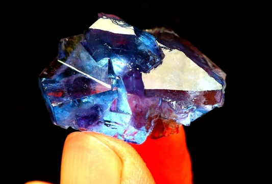 High Quality Blue Phantom Cubic Fluorite