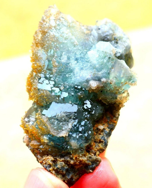Blue/Green Phantom Cubic Fluorite