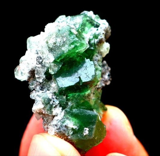 Green Phantom Cubic Fluorite
