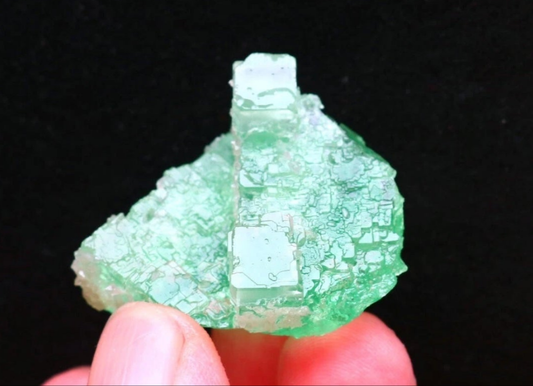 Green Phantom Cubic Fluorite