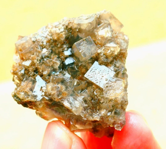 White Phantom Cubic Fluorite