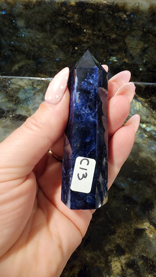 High Quality Sodalite Tower C13