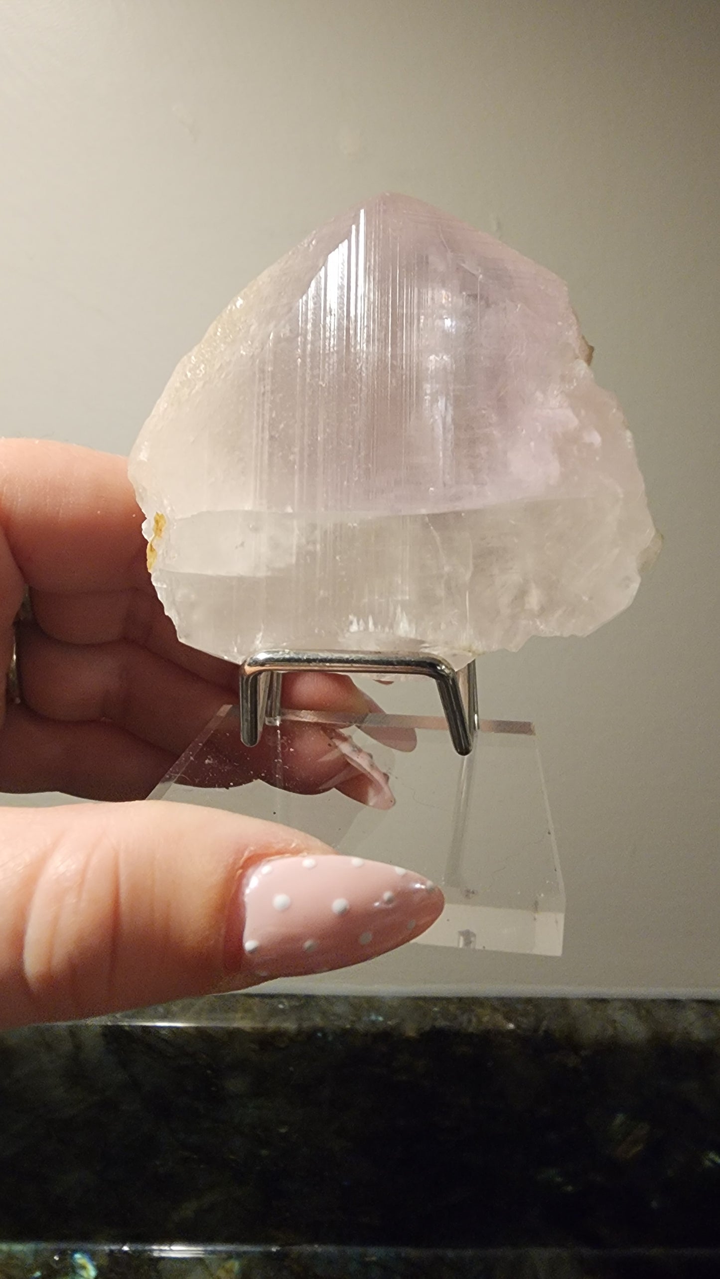 Museum Quality Extremely Rare Lavender Calcite A990