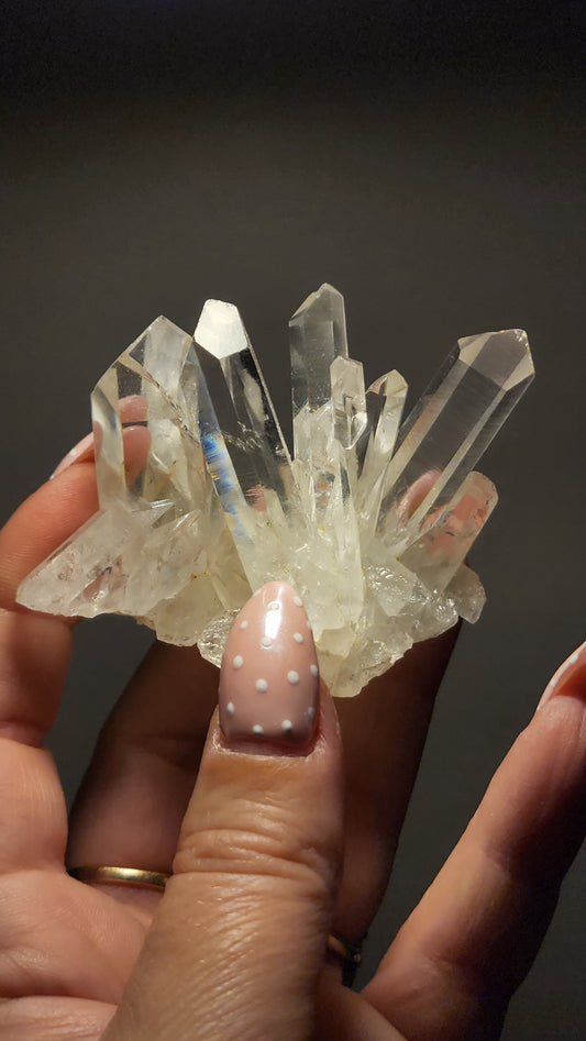 A+++ Quality Clear Quartz Cluster E130