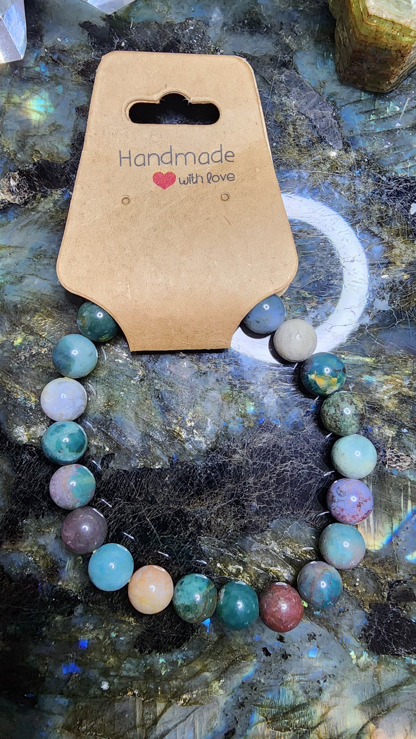 8mm Ocean Jasper Bracelet