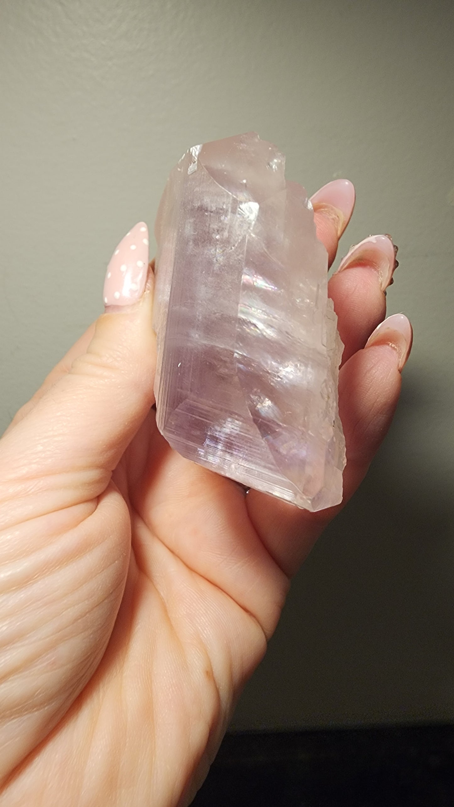 Museum Quality Extremely Rare Lavender Calcite B1200