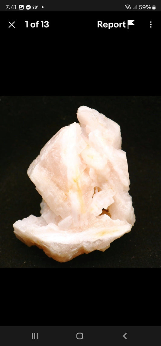 Pink Fluorescent Calcite with Dolomite
