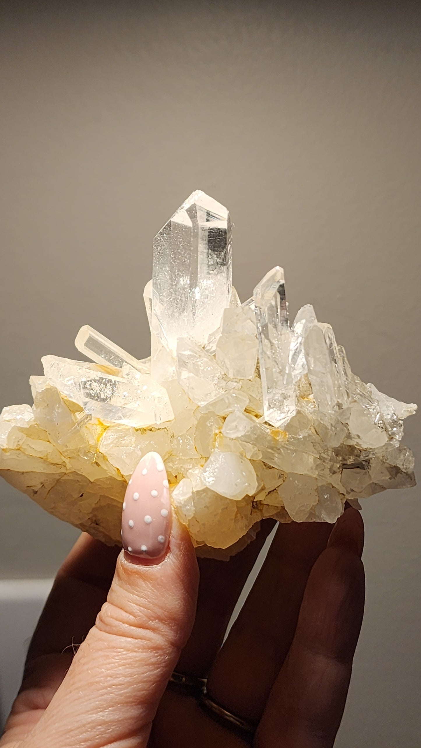 A+++ Quality Clear Quartz Cluster C200