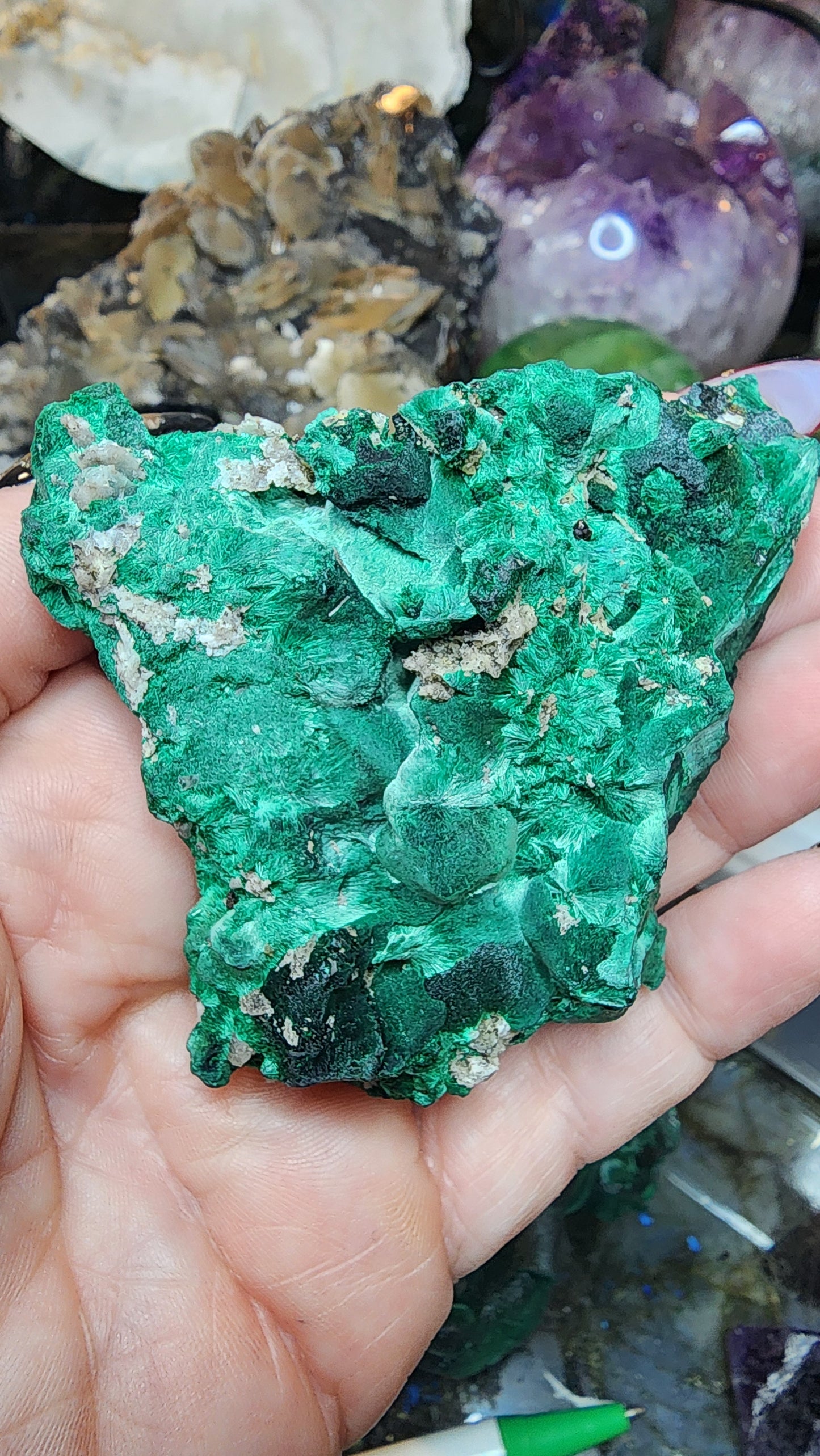 Velvet Malachite Specimen J75