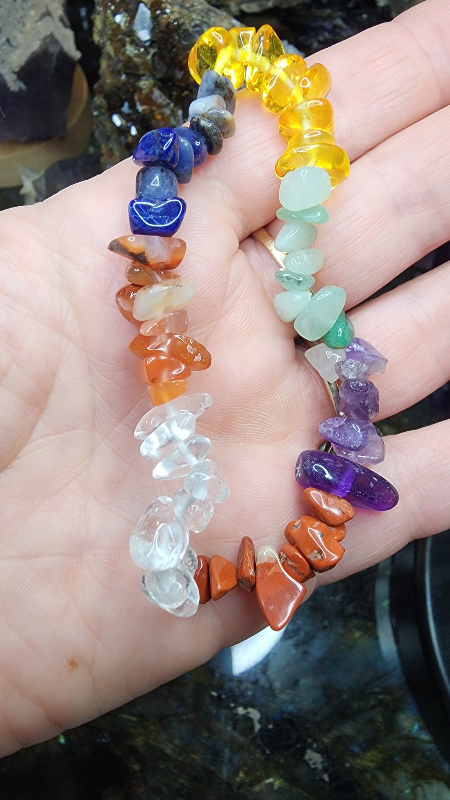 Chakra Chip Bracelet