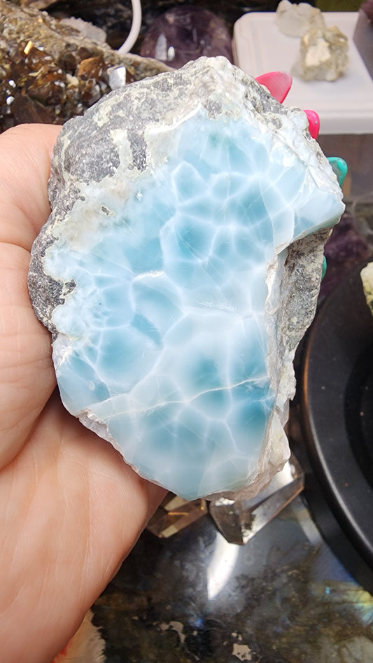 333g Museum Grade Larimar Specimen