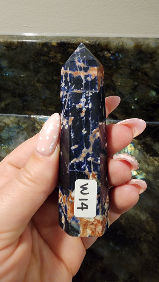 High Quality Sodalite Tower W14