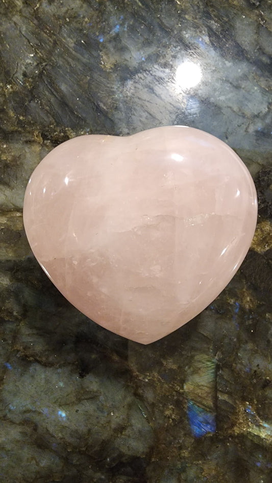 Rose Quartz Heart H53