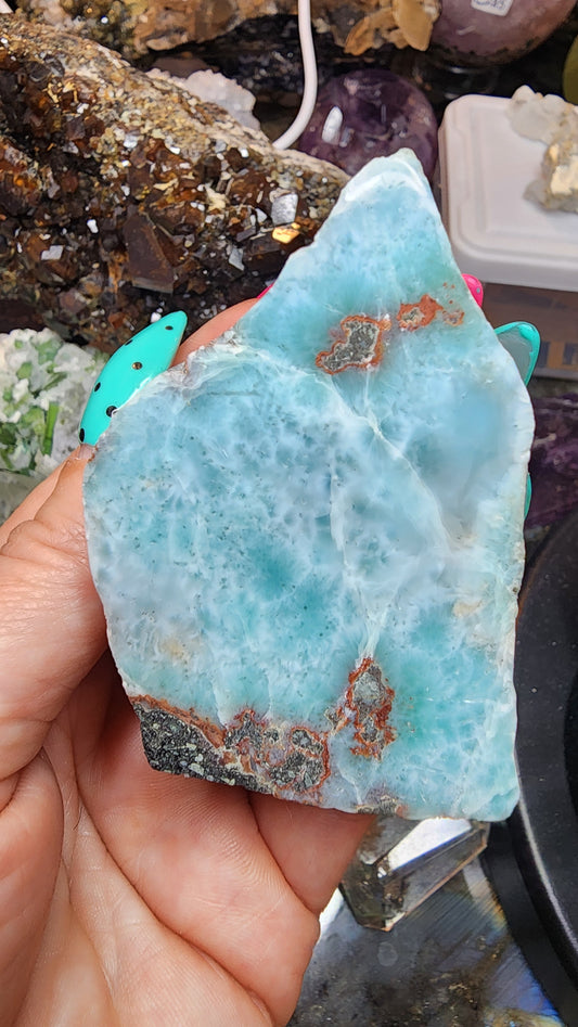 114g High Quality Larimar Specimen