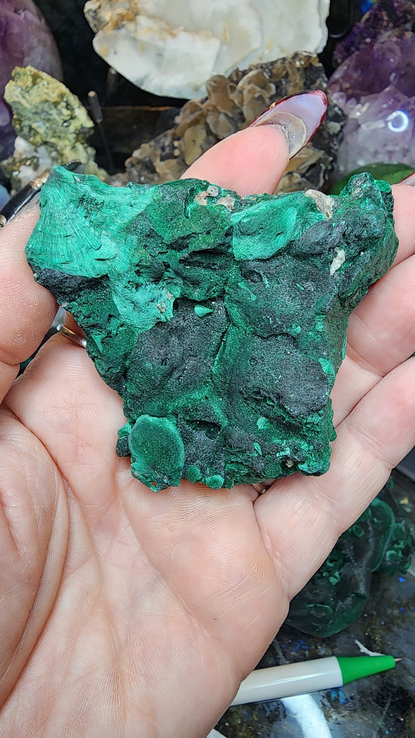 Velvet Malachite Specimen J75